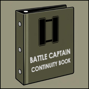 Battle Captain Continuity Book